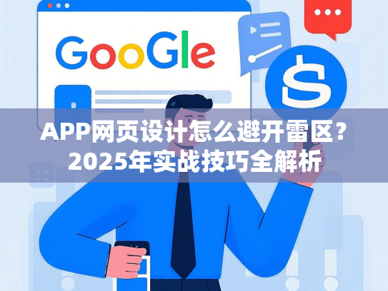 APP网页设计怎么避开雷区？2025年实战技巧全解析