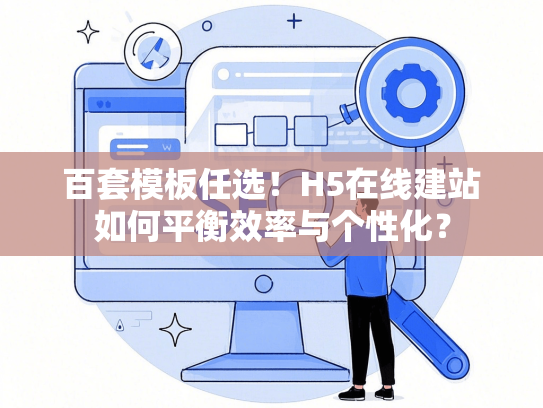 百套模板任选！H5在线建站如何平衡效率与个性化？-第1张图片