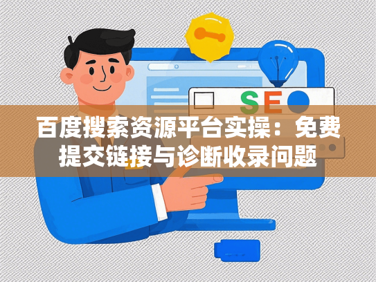 百度搜索资源平台实操：免费提交链接与诊断收录问题
