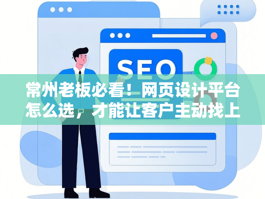 常州老板必看！网页设计平台怎么选，才能让客户主动找上门