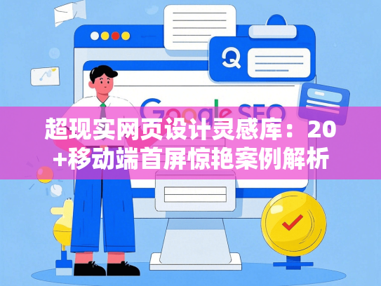 超现实网页设计灵感库：20+移动端首屏惊艳案例解析