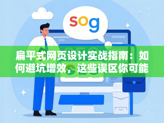 扁平式网页设计实战指南：如何避坑增效，这些误区你可能正在犯