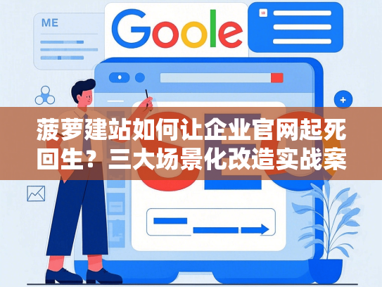 菠萝建站如何让企业官网起死回生？三大场景化改造实战案例