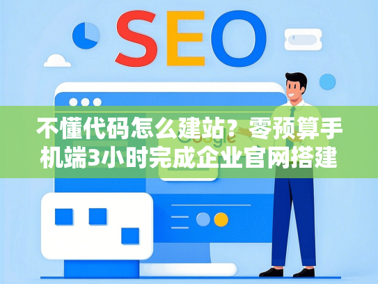 不懂代码怎么建站？零预算手机端3小时完成企业官网搭建