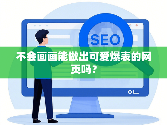 不会画画能做出可爱爆表的网页吗？