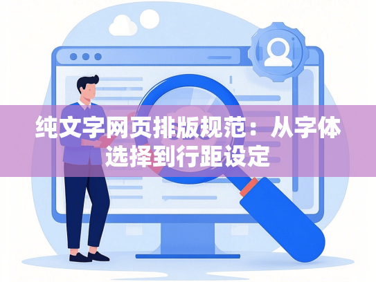 纯文字网页排版规范：从字体选择到行距设定