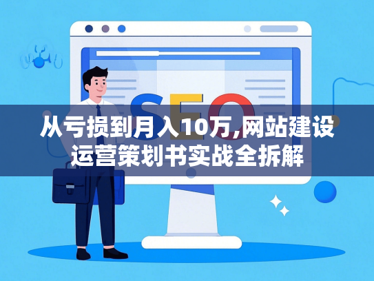 从亏损到月入10万,网站建设运营策划书实战全拆解