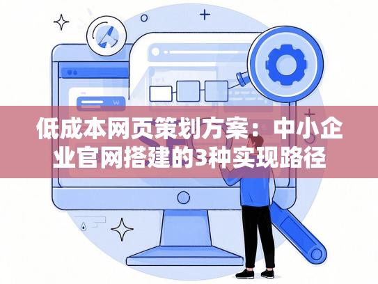 低成本网页策划方案：中小企业官网搭建的3种实现路径