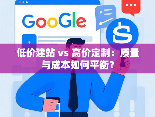 低价建站 vs 高价定制：质量与成本如何平衡？