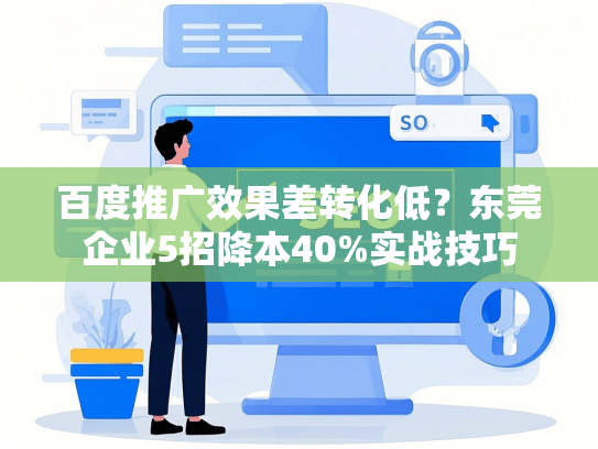 百度推广效果差转化低？东莞企业5招降本40%实战技巧