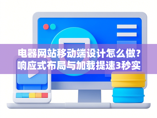 电器网站移动端设计怎么做？响应式布局与加载提速3秒实战指南-第1张图片