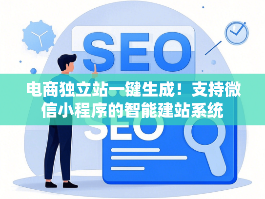 电商独立站一键生成！支持微信小程序的智能建站系统