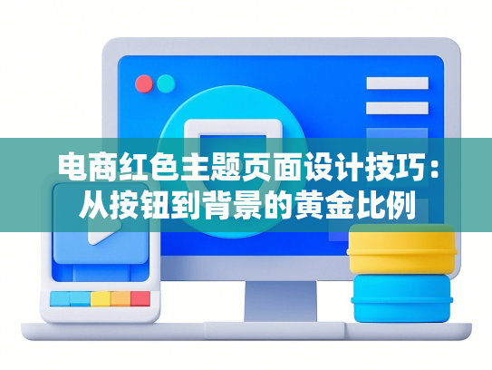 电商红色主题页面设计技巧：从按钮到背景的黄金比例