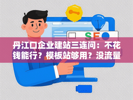 丹江口企业建站三连问：不花钱能行？模板站够用？没流量咋办？