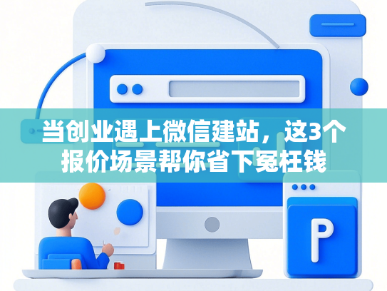 当创业遇上微信建站，这3个报价场景帮你省下冤枉钱