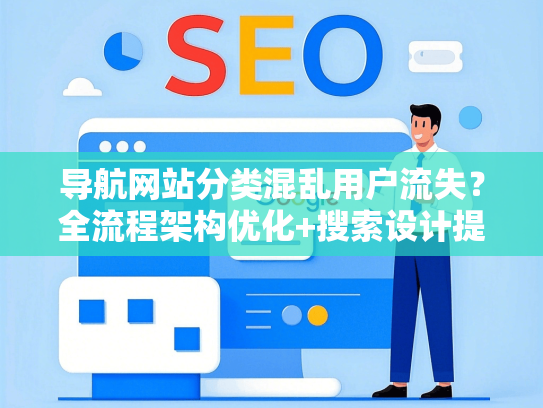 导航网站分类混乱用户流失？全流程架构优化+搜索设计提效30%