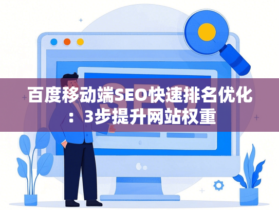 百度移动端SEO快速排名优化：3步提升网站权重