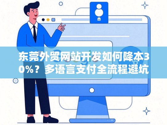东莞外贸网站开发如何降本30%？多语言支付全流程避坑省3万