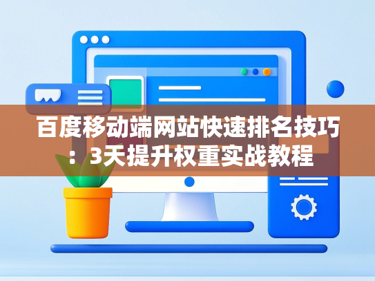 百度移动端网站快速排名技巧：3天提升权重实战教程