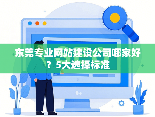 东莞专业网站建设公司哪家好？5大选择标准