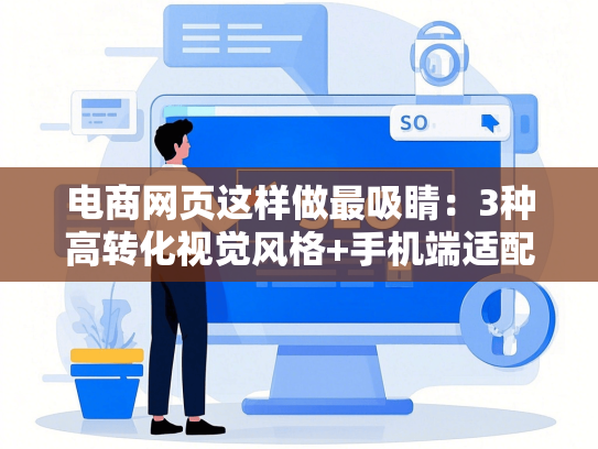 电商网页这样做最吸睛：3种高转化视觉风格+手机端适配案例-第1张图片