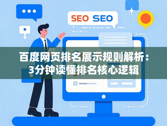 百度网页排名展示规则解析：3分钟读懂排名核心逻辑