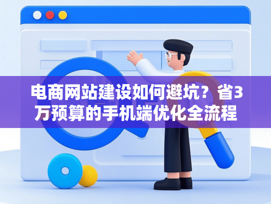 电商网站建设如何避坑？省3万预算的手机端优化全流程-第1张图片