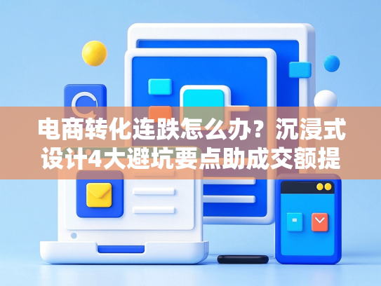 电商转化连跌怎么办？沉浸式设计4大避坑要点助成交额提升28%-第1张图片