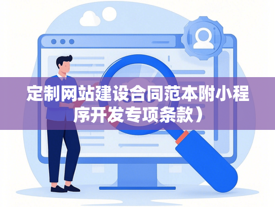 定制网站建设合同范本附小程序开发专项条款）