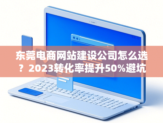 东莞电商网站建设公司怎么选？2023转化率提升50%避坑指南省6万预算-第1张图片