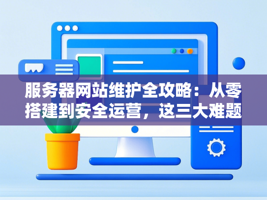 服务器网站维护全攻略：从零搭建到安全运营，这三大难题怎么破？