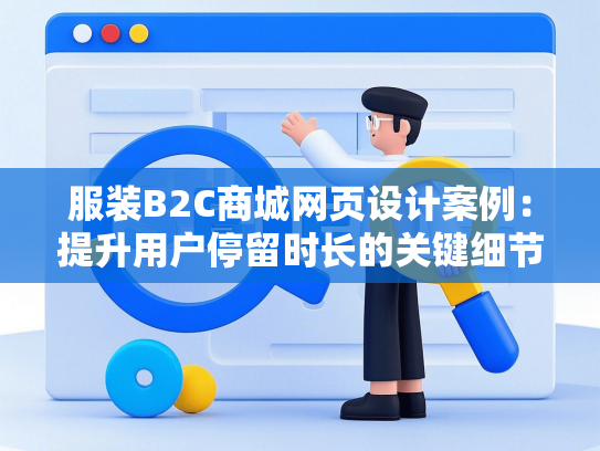 服装B2C商城网页设计案例：提升用户停留时长的关键细节