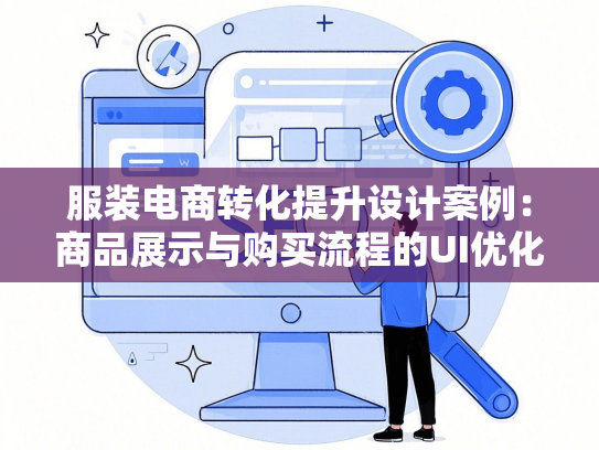 服装电商转化提升设计案例：商品展示与购买流程的UI优化