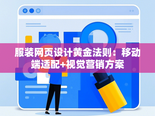 服装网页设计黄金法则：移动端适配+视觉营销方案-第1张图片