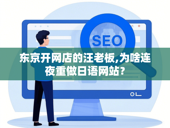 东京开网店的汪老板,为啥连夜重做日语网站？
