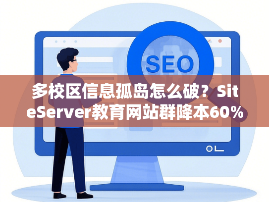 多校区信息孤岛怎么破？SiteServer教育网站群降本60%方案