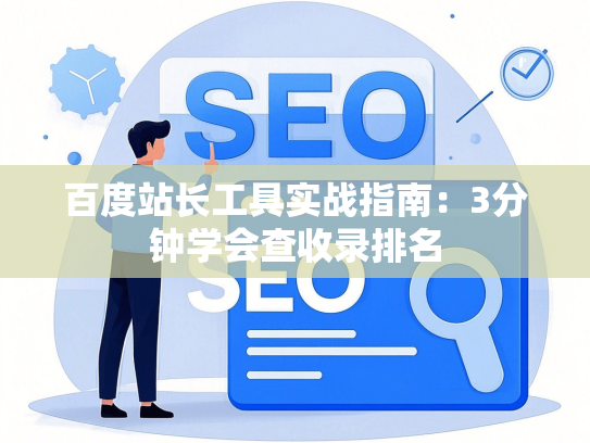 百度站长工具实战指南：3分钟学会查收录排名