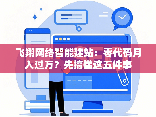 飞翔网络智能建站：零代码月入过万？先搞懂这五件事