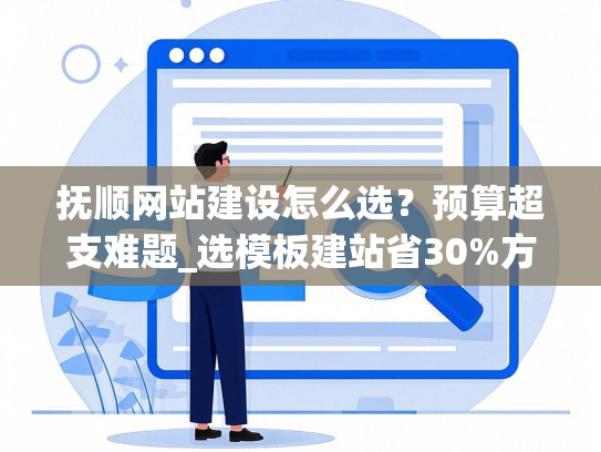 抚顺网站建设怎么选？预算超支难题_选模板建站省30%方案全解