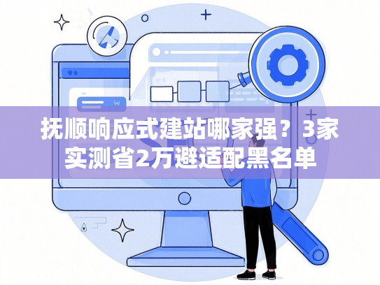 抚顺响应式建站哪家强？3家实测省2万避适配黑名单