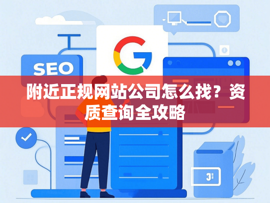 附近正规网站公司怎么找？资质查询全攻略