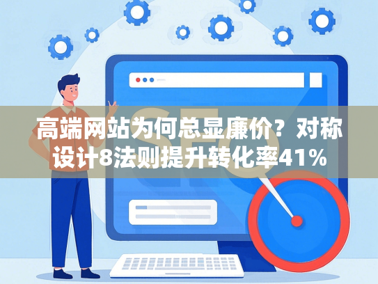 高端网站为何总显廉价？对称设计8法则提升转化率41%