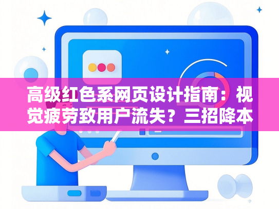 高级红色系网页设计指南：视觉疲劳致用户流失？三招降本34%避坑指南