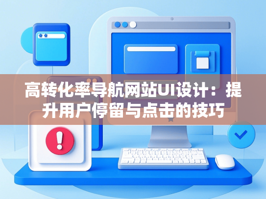 高转化率导航网站UI设计：提升用户停留与点击的技巧