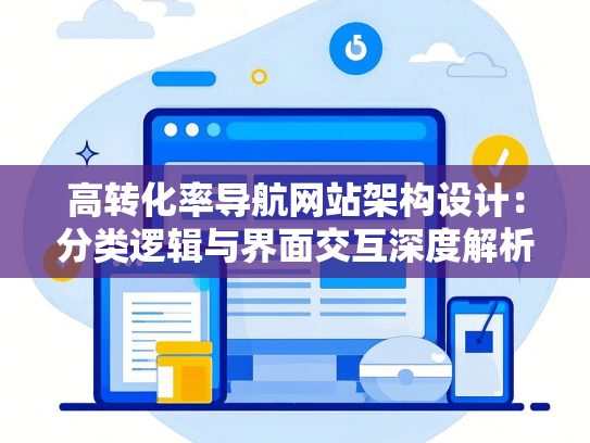 高转化率导航网站架构设计：分类逻辑与界面交互深度解析