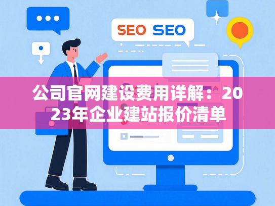 公司官网建设费用详解：2023年企业建站报价清单-第1张图片