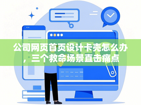 公司网页首页设计卡壳怎么办，三个救命场景直击痛点