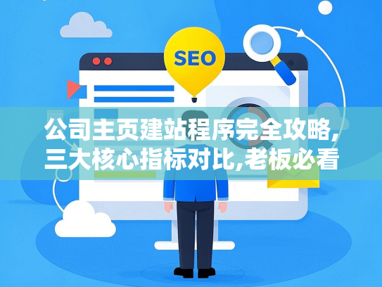 公司主页建站程序完全攻略,三大核心指标对比,老板必看的选择逻辑
