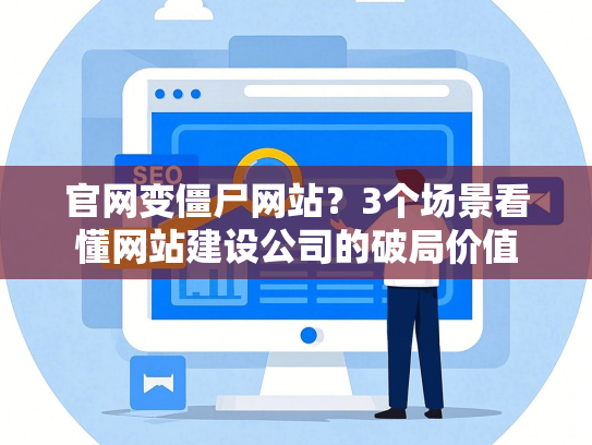 官网变僵尸网站？3个场景看懂网站建设公司的破局价值