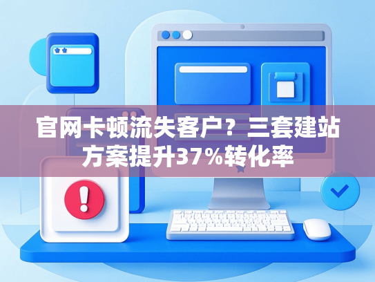 官网卡顿流失客户？三套建站方案提升37%转化率